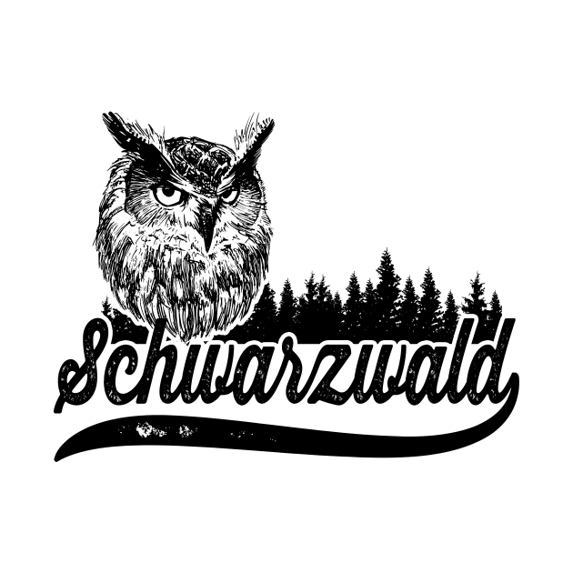 Schwarzwald Eule by Foxxy Merch