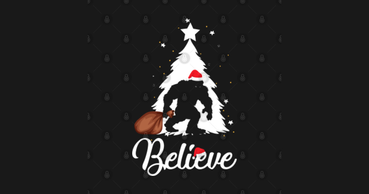 Download Bigfoot Funny Christmas Gift - Bigfoot Christmas - Tank ...