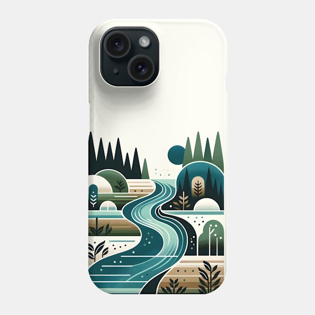 Forest River Tranquility Phone Case by The Tee Bizarre