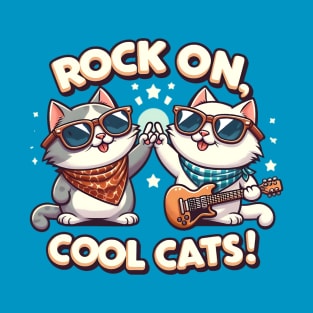 rock on cool cats T-Shirt