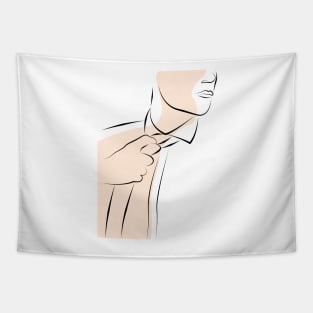 The Dapper Minimalist Professional Tapestry