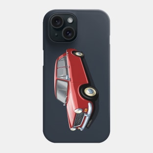 Morris 1100 in Tartan Red Phone Case