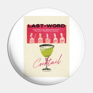 Last Word Retro Poster Movie Bar Prints, Vintage Drinks, Recipe, Wall Art Pin