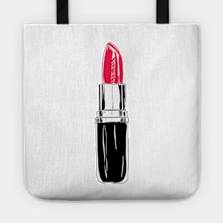 Red lipstick Tote