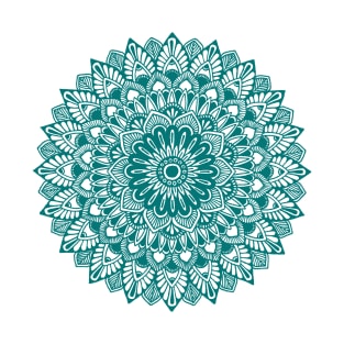 Mandala (teal) T-Shirt