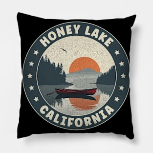 Honey Lake California Sunset Pillow