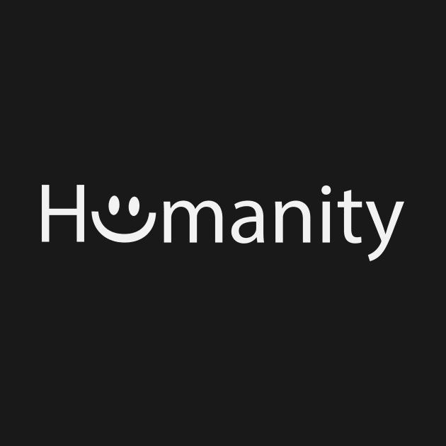 Humanity artistic text design by BL4CK&WH1TE 