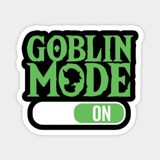 Goblin Mode On Funny Term Lazy Greedy Word of the Year Magnet