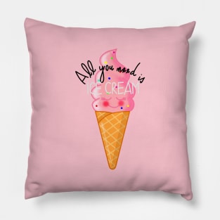 ICE CREAM CONE Pillow