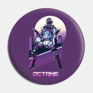 Octane, Retro 80s Edition Pin