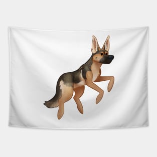 Cozy German Shepherd Tapestry