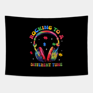 Rocking to a Different Tune Autism Awareness Music Tapestry