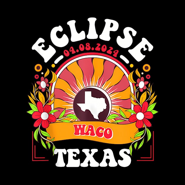 Eclipse 2024 Waco Texas Total Solar Eclipse by Diana-Arts-C