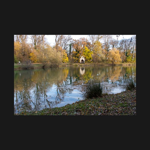 Small lake with vibrand reflections by KargacinArt