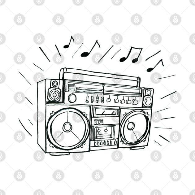 80's Boombox by DeeDeeCro