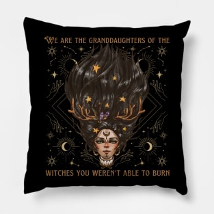 We Are The Granddaughters of The Witches You Weren't Able to Burn Pillow