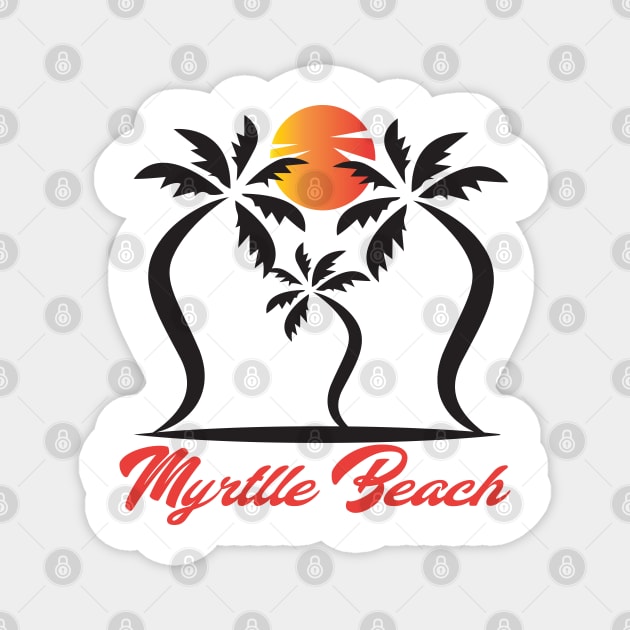 Myrtle beach Magnet by bougieFire