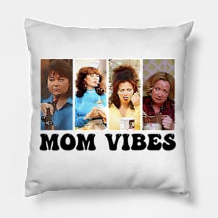 Vintage 90’s Mom Vibes Funny Mom Life Mother's Day Pillow
