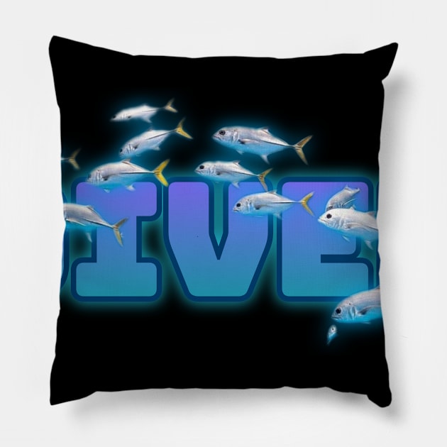 Scuba diving designs Pillow by Coreoceanart