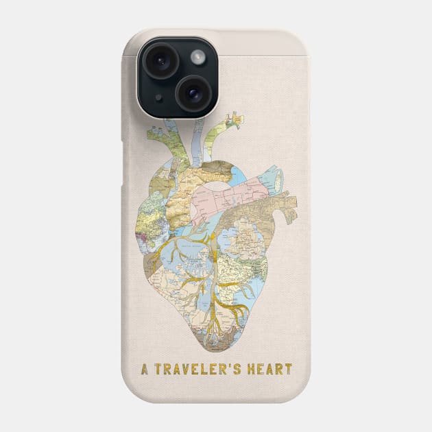 A Traveler's Heart Phone Case by BiancaGreen