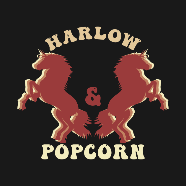 Harlow And Popcorn Merch Popcorn The Pony by Selva_design14