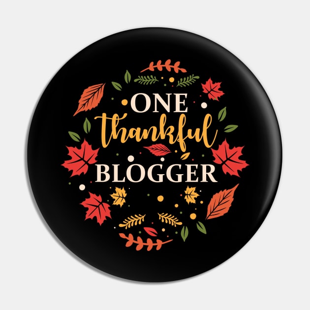 One Thankful Blogger Thanksgiving Fall Pin by ElisamaAmarezw