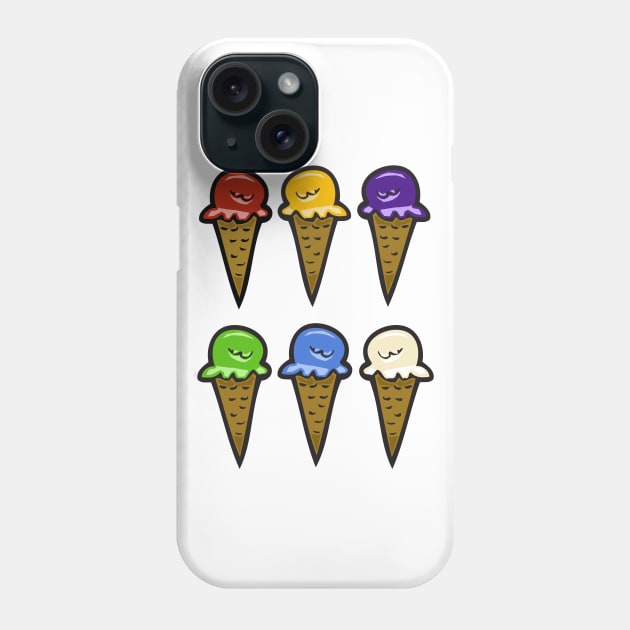 Ice Cream Cones #4 Phone Case by RockettGraph1cs