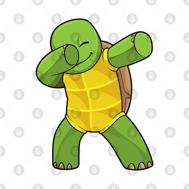 Turtle at Hip Hop Dance Dab by Markus Schnabel