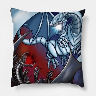 Eyes Red vs Blue Pillow