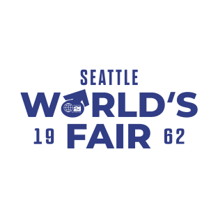 1962 Seattle World's Fair - 'O' Icon (Blue) T-Shirt