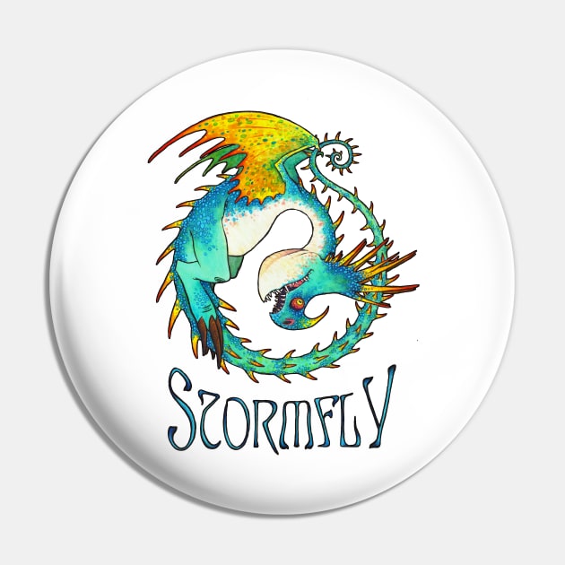 Stormfly the Deathly Nadder painting Pin by charamath