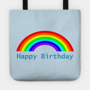 Happy Birthday Rainbow Tote