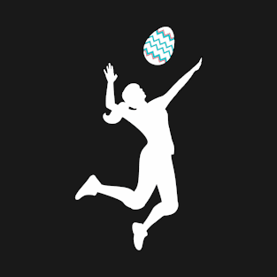 Funny Easter Volleyball T-Shirt