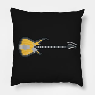 Pixel Funky Bass Guitar Pillow