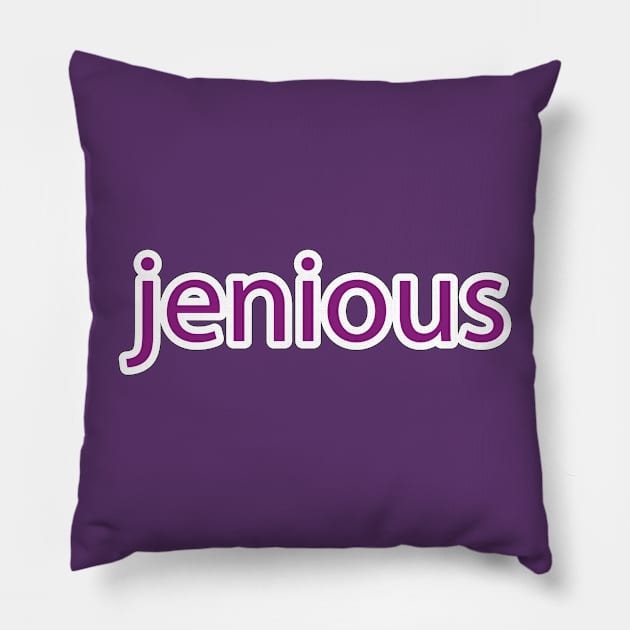 Jenious Pillow by ScottyWalters