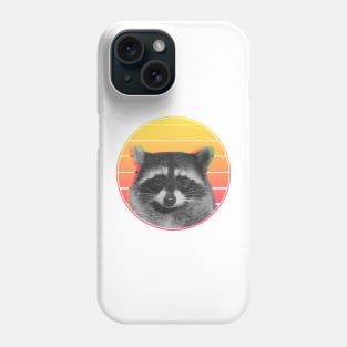 Vaporwave Raccoon Phone Case