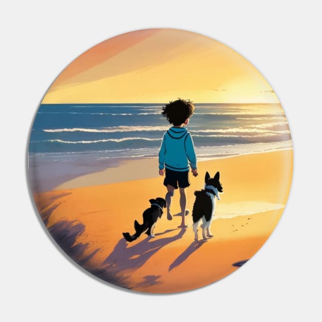 child playing with a dog on the beach. Pin by MeriemBz