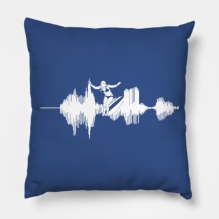 Catch a Waveform Pillow