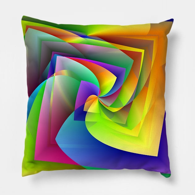 Vibrant Vision Pillow by SartorisArt1