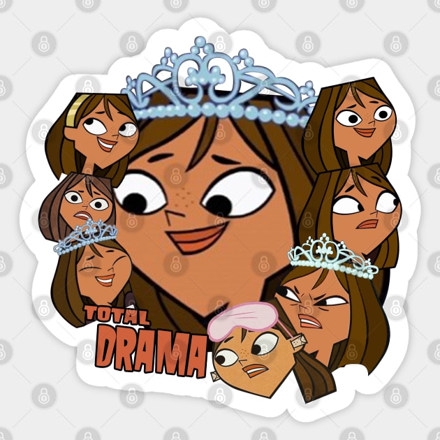 total drama island - Total Drama Island Courtney Zoey Gwen J - Sticker