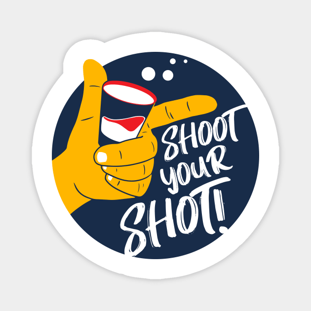 SHOOT YOU SHOT Magnet by Bear and Seal