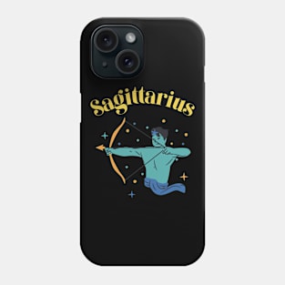 Sagittarius Zodiac Star Sign Astrology Phone Case
