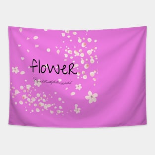 flower,On a hill with fluttering petals Tapestry