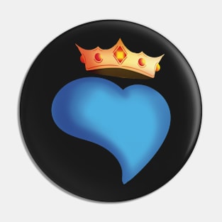 Blue Heart King Pin