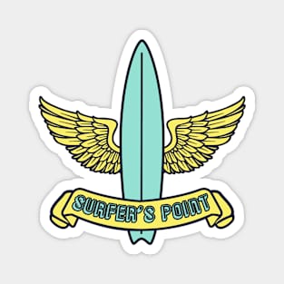 Surfer's Point Barbados surfboard Magnet