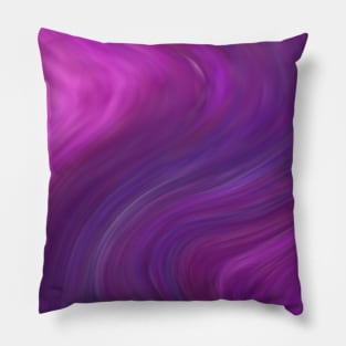 Abstract Purple Liquid 3 Pillow