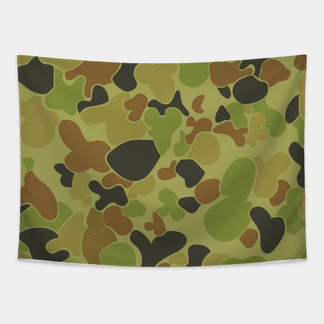 Australian Camouflage Tapestry by Toby Wilkinson