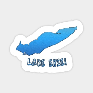 Lake Erie Great Lakes Outline Magnet