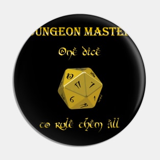 Precious Unique Dice Pin