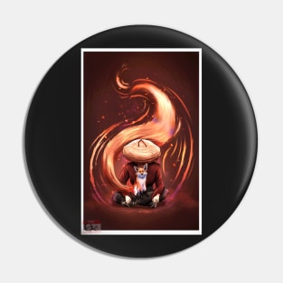 Fiery Fox Pin